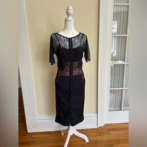 Navy Byron Lars Carissima Dress